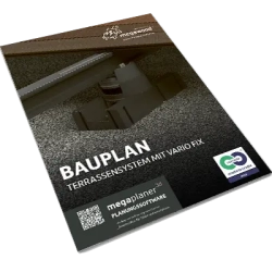 Bauplan Terrasse (A4)mit VARIO FIX